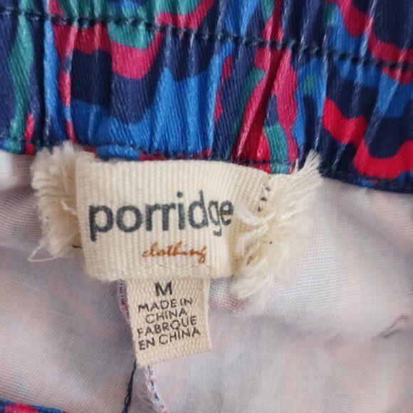 porridge Anthropologie, Medium Wrap Skirt, Abstract Print, Tie Waist, Pockets - Picture 2 of 12